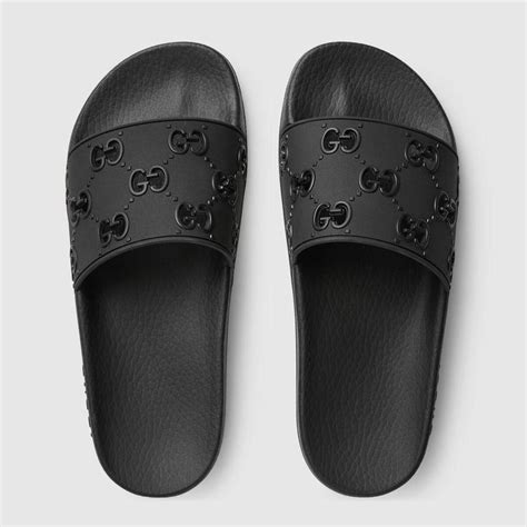 fashion kicks gucci slides|Gucci slides holes.